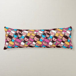 Llama Mönster Body Pillow Kroppskudde