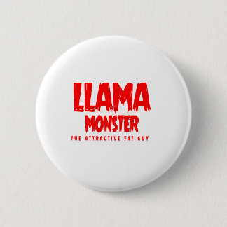Llama Monster Red Logotyp Knapp