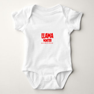 Llama Monster Red Logotyp Tee
