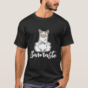 Llama Namaste Llamaste Yoga Chakra Meditation Yogi T Shirt