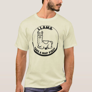 Llama Nap Wisdom T Shirt