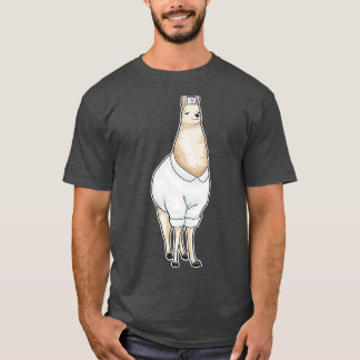 Llama Nurse Heart T Shirt