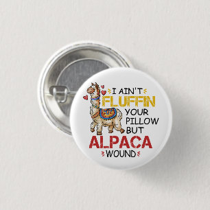 Llama Nurse Practiments Gifts från lusca Alaca Wou Knapp