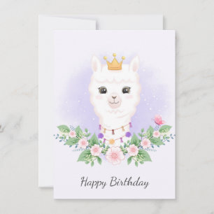 Llama- och bouquet-färgkort
