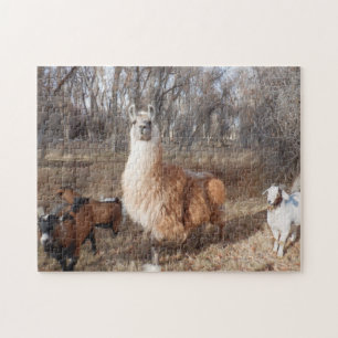 Llama och getter pussel
