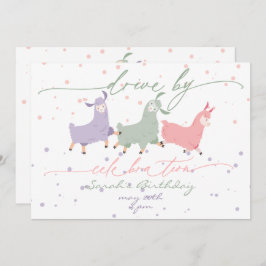 Llama överraskande födelsetal i Parad Inbjudningar