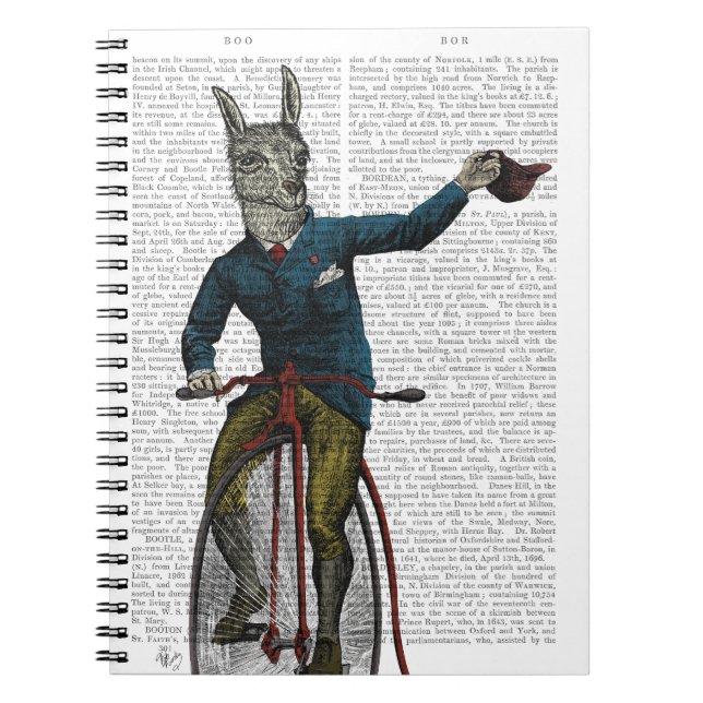 Llama på Bike Anteckningsbok (Framsidan)