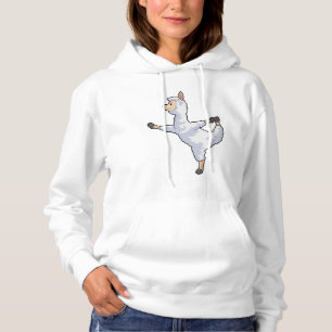 Llama på Yoga Fitness T Shirt