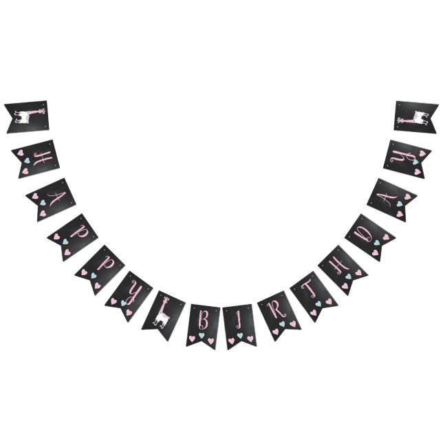 Llama Pajama Rosa Girls Sleepover Party Vimplar (Alla)