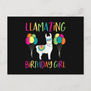 Llama Party Alpaca Vykort