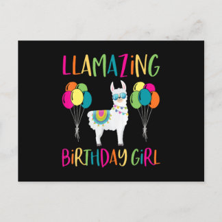 Llama Party Alpaca Vykort