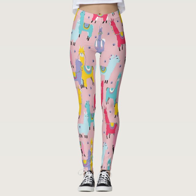 Llama Party Leggings (Framsida)
