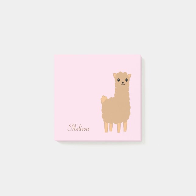 Llama personlig post-it block (Framsida)