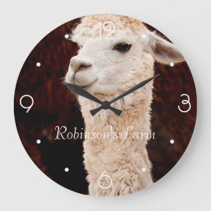 Llama-personlig Stor Klocka