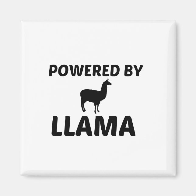 LLAMA POWERED MAGNET (Framsidan)