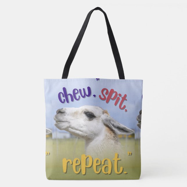 LLAMA QUOTE STIL TYGKASSE (Framsida)