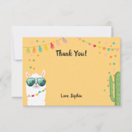 Llama Rama, tack för ditt kort Fiesta Party Alpaca