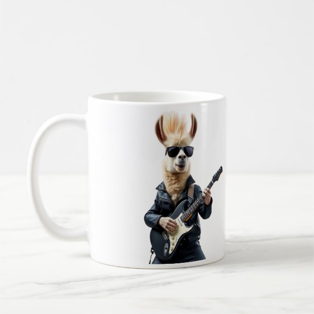 Llama rockstar kaffemugg (Vänster)