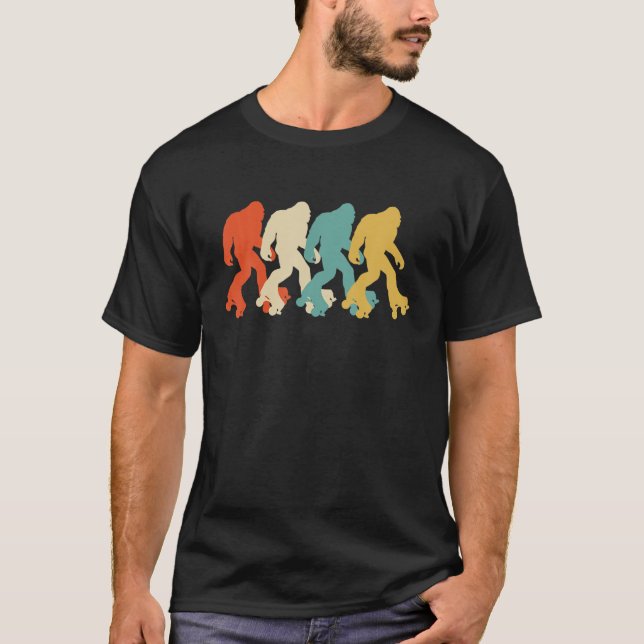 Llama Roller Skate Derby 70S 80S Cute T Shirt (Framsida)