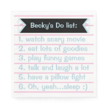 Llama Rosa Pajama Girl Födelsedagsfest Sleepover