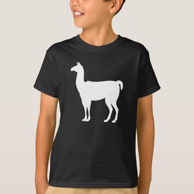 Llama Silhouette T-shirt (Framsida)
