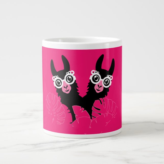 Llama Sisters Jumbo Mugg (Framsidan)