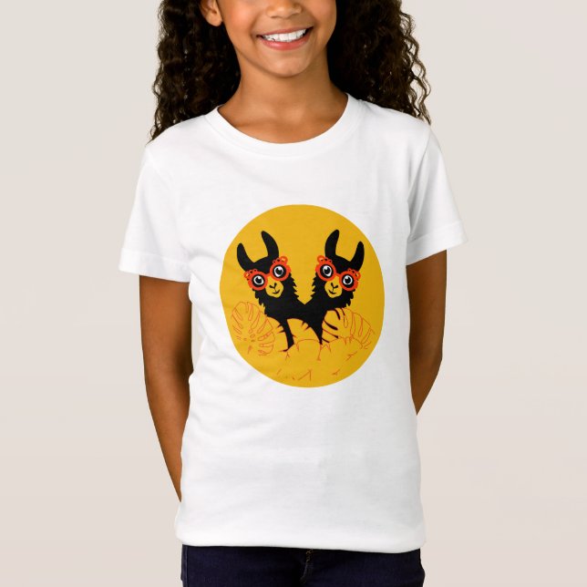 Llama Sisters T Shirt (Framsida)