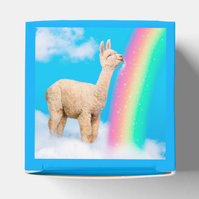 Llama Slickar Rainbow Presentaskar (Överdel)