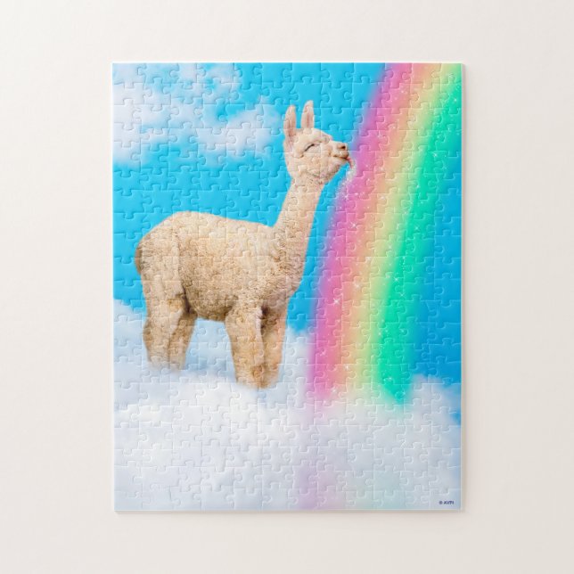 Llama Slickar Rainbow Pussel (Vertikal)