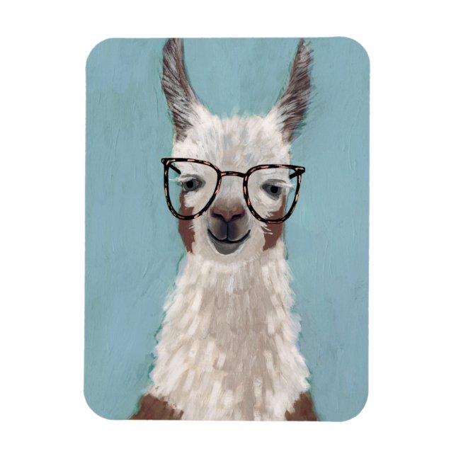 Llama Specs - Oversifierade glasögon Magnet (Vertikal)