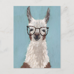 Llama Specs - Oversifierade glasögon Vykort