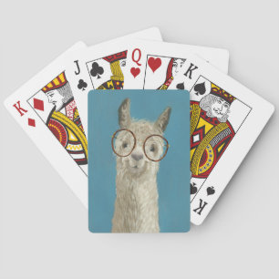 Llama Specs - Round Eyeglasses Casinokort