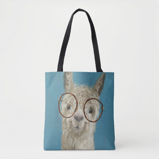 Llama Specs - Round Eyeglasses Tygkasse (Framsida)