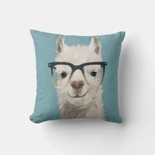 Llama Specs - Square Kudde (Framsida)