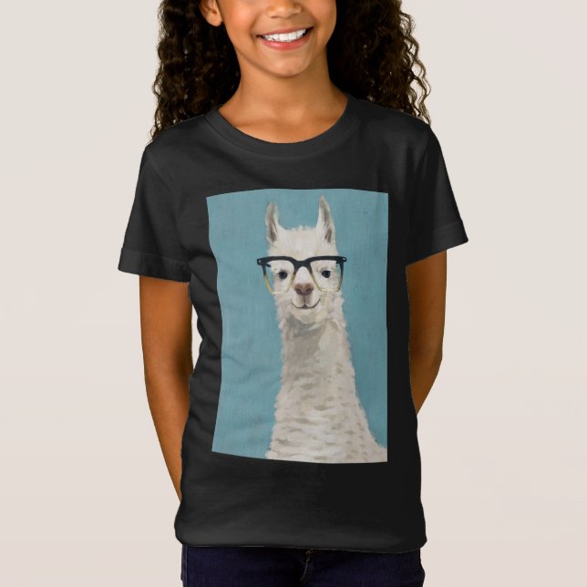 Llama Specs - Square T Shirt (Framsida)