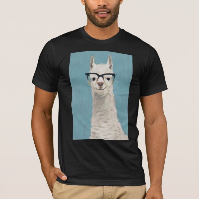 Llama Specs - Square T Shirt (Framsida)