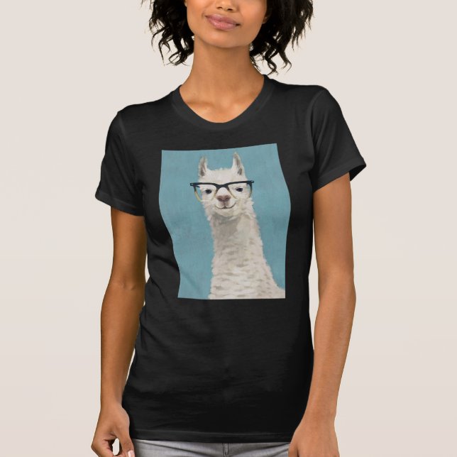 Llama Specs - Square T Shirt (Framsida)