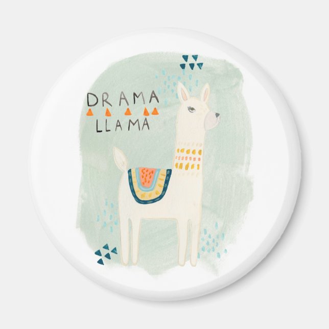 Llama Squad - Drama Llama Magnet (Framsidan)