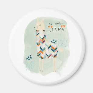 Llama Squad - ingen Prob-llama Magnet