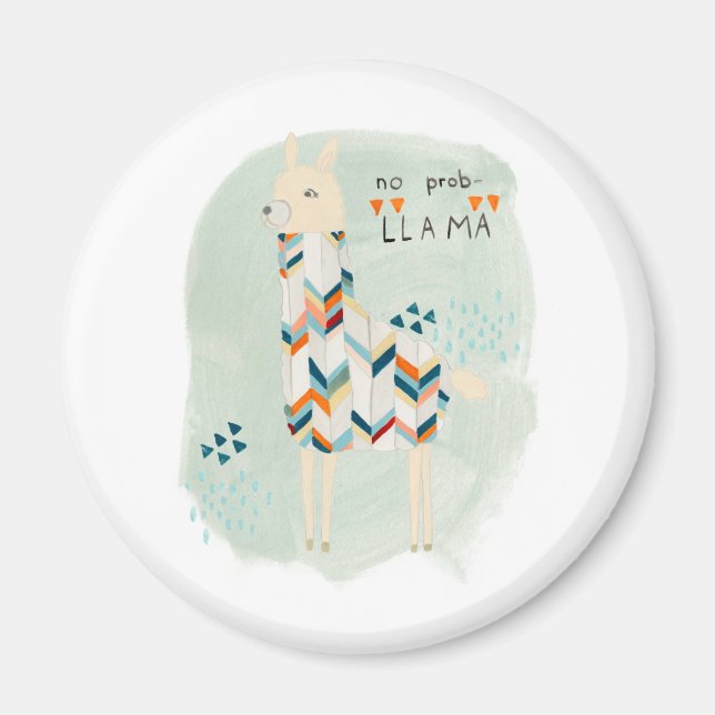 Llama Squad - No Prob-llama Magnet (Framsidan)
