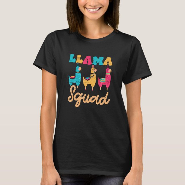 Llama Squad T Shirt (Framsida)