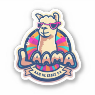 Llama Stickers Perfekten Gift för Djur älskare Klistermärken