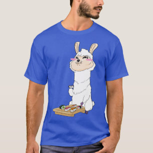 Llama Sushi Kawaii T Shirt