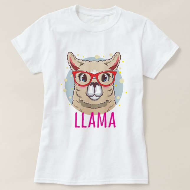 Llama T Shirt (Design framsida)