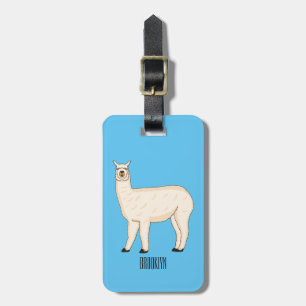 Llama-tecknad Bagagebricka