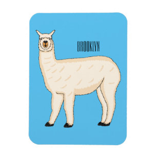 Llama-tecknad Magnet