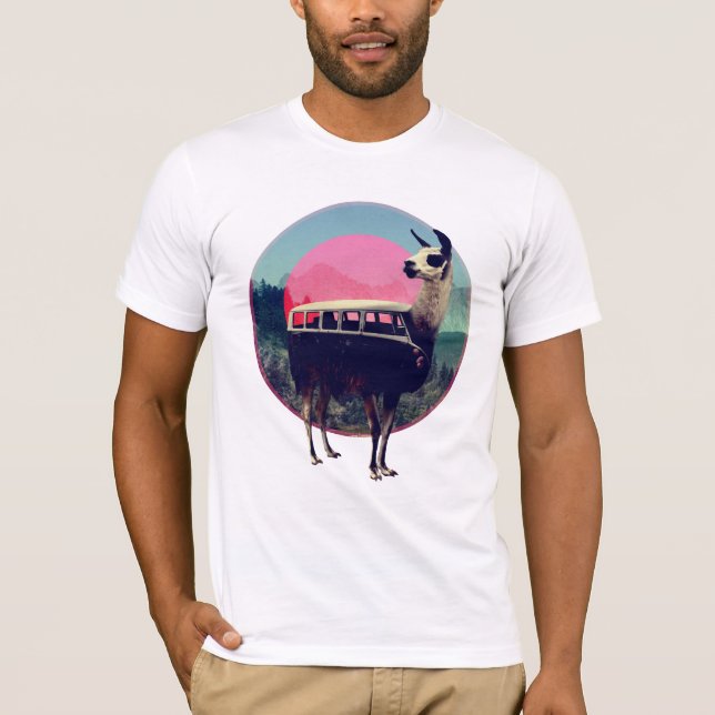 Llama Tee Shirt (Framsida)