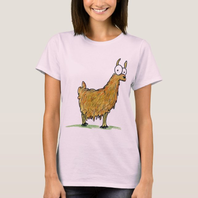 Llama Tee Shirt (Framsida)