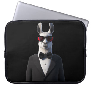Llama Tux Sunglass Laptop Fodral