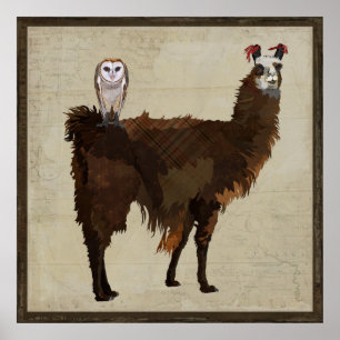 LLAMA & UGGLA Poster